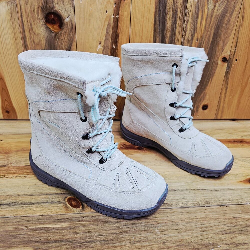 Columbia Winter White Fleece Winter Boots